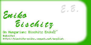 eniko bischitz business card